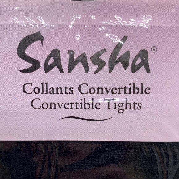 Sansha Black Convertible Tights Pack of 3 T90 Dance Jazz Tap Lyrical Childs S - Picture 7 of 9